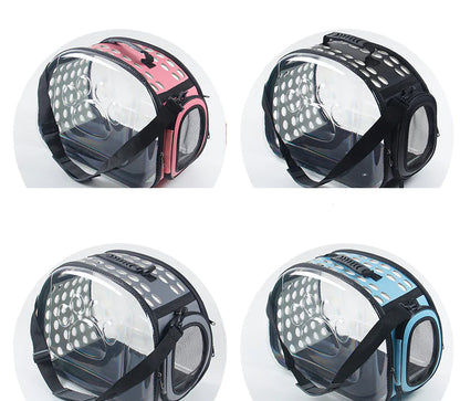 Transparent Pet Backpack for Cats and Dogs