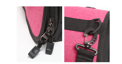 Foldable Cat Backpack with Breathable Mesh Design